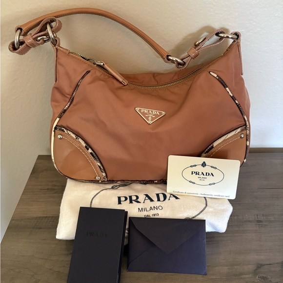 Prada nylon shoulder bag